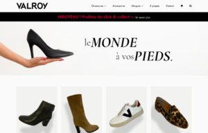 Réalisations Yes You Web! Valroy Chaussures